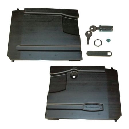 Specialmade Goods And Services Rubbermaid Door Kit w/Lock for Rubbermaid Xtra Carts FG4094L1BLA